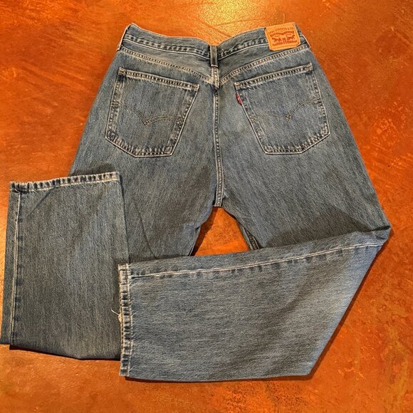 Women's Levi's Jeans 72 High Rise Skinny Ankle Size 29 Dark Stonewash - Picture 1 of 2